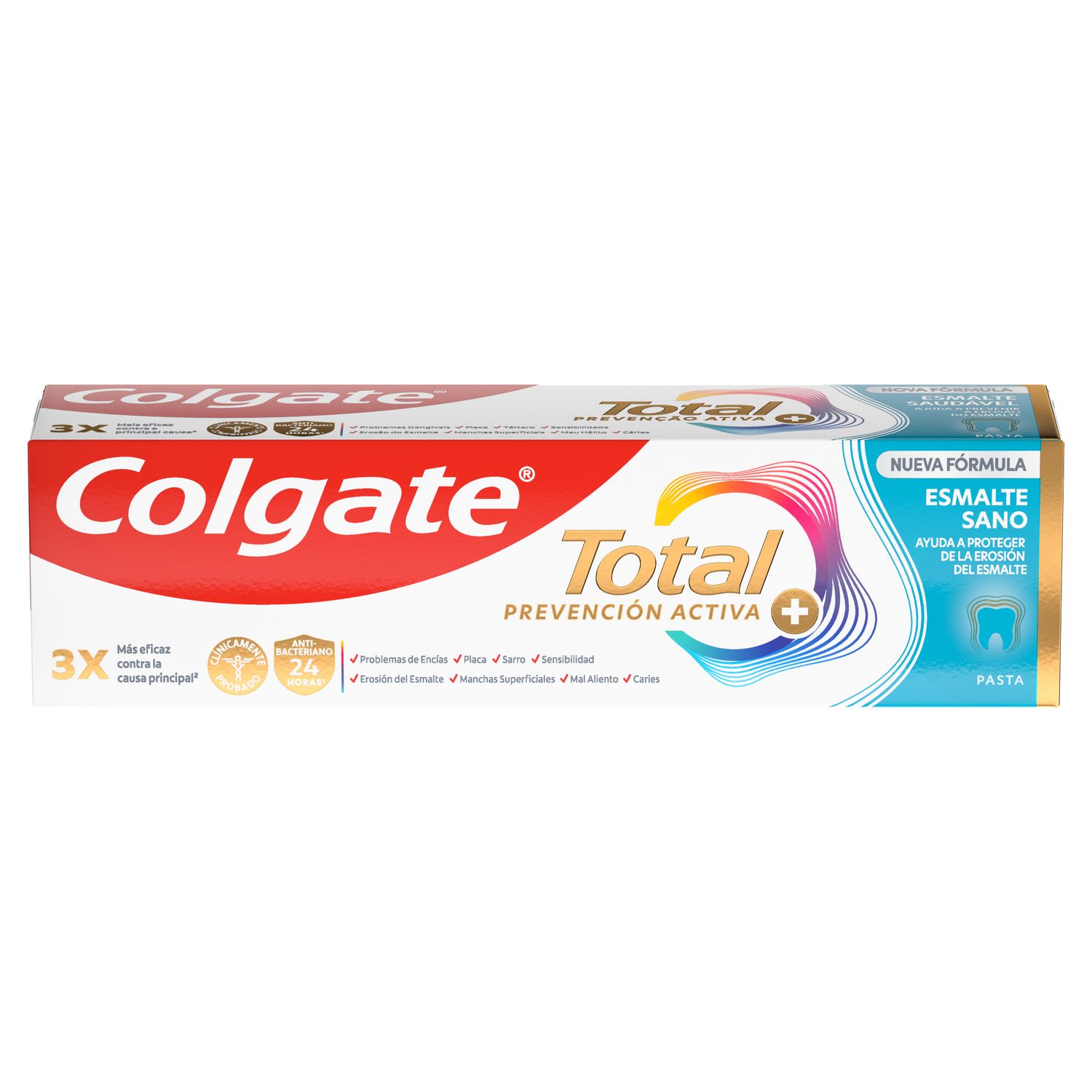 Pasta de Dientes Colgate Total Prevención Activa + Esmalte Sano