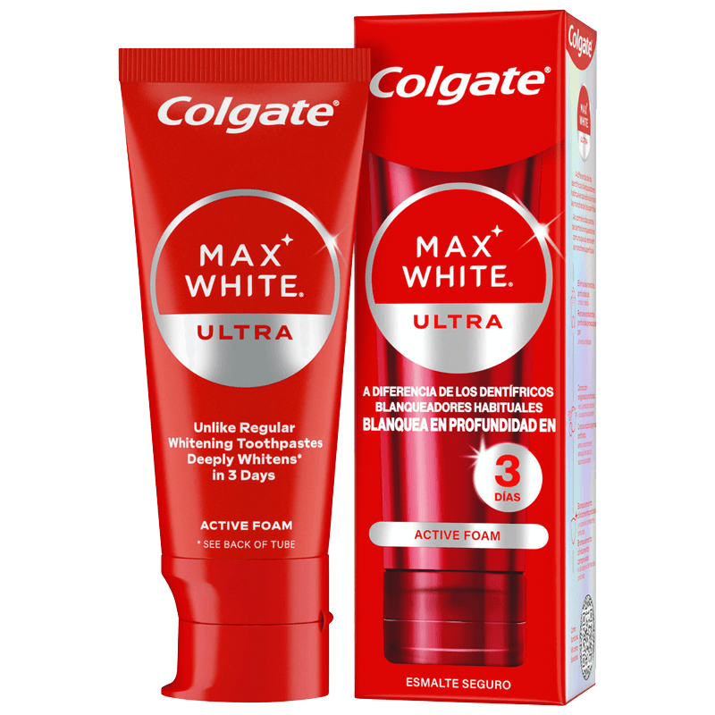 Max White Ultra Active Foam dentrífico blanqueador