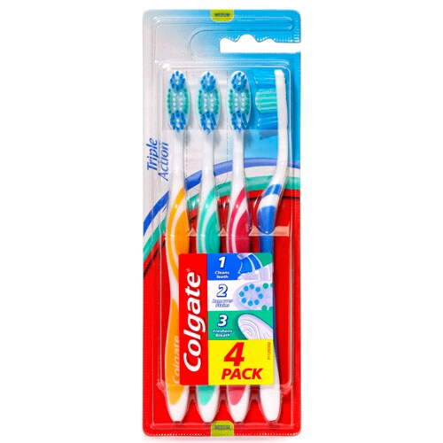Colgate<sup>®</sup> Triple Acción 4 Unidades