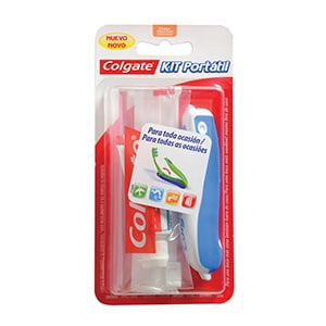 Colgate Kit de Viaje Cepillo, Enjuague y Pasta dental — Farmacia