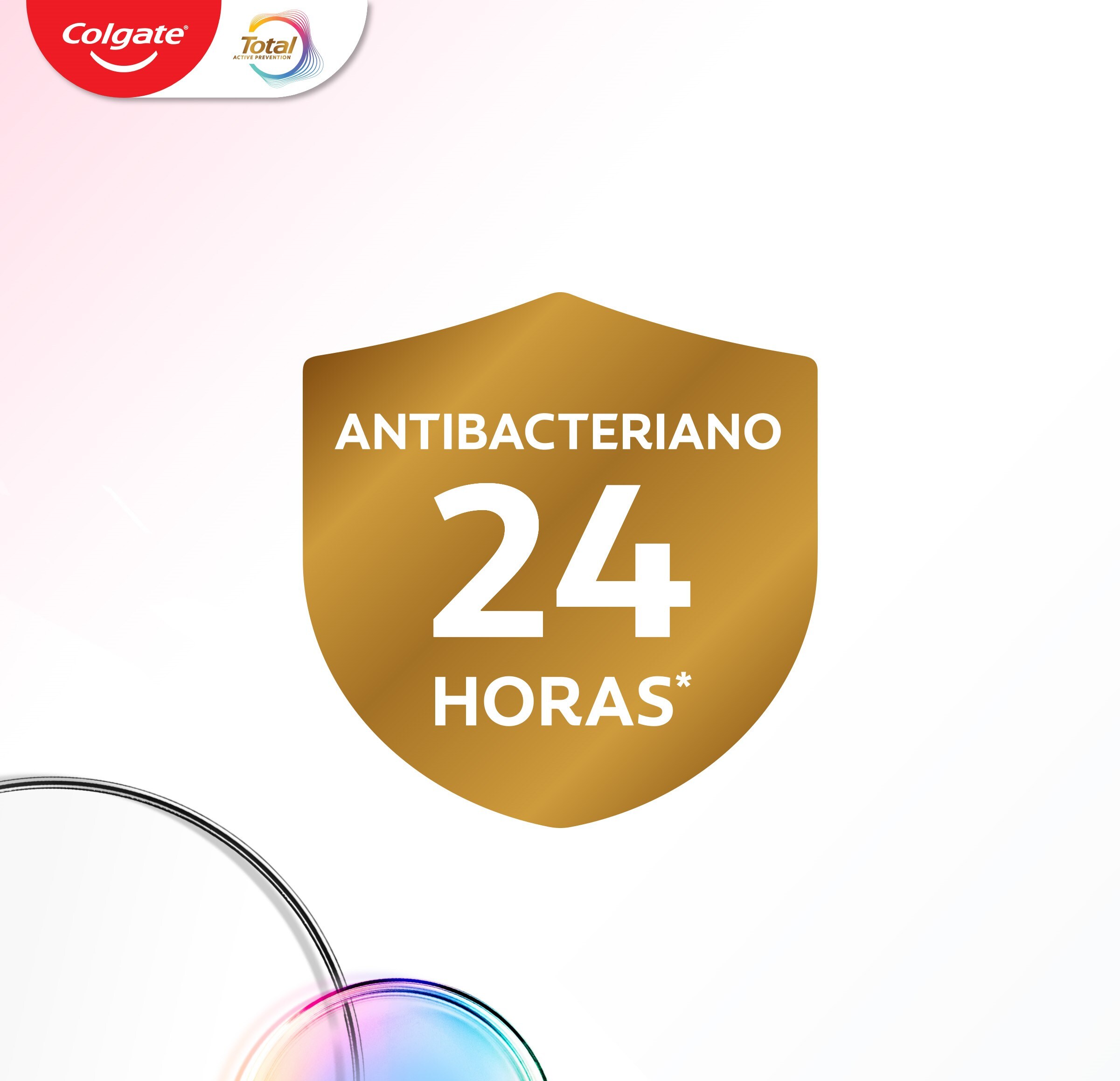 Tecnología antibacteriana avanzada gracias a su fórmula con Dual Zinc