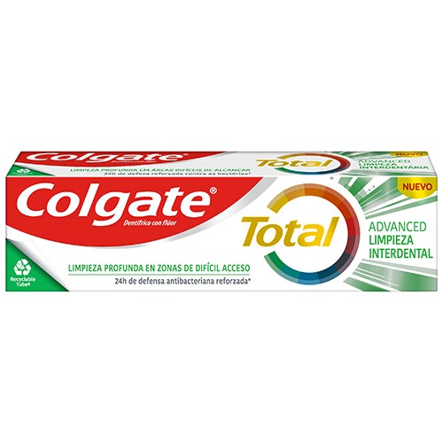Dentífrico Colgate<sup>®</sup> Total<sup>®</sup> Limpieza Interdental