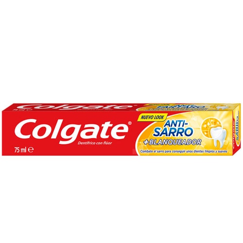Colgate<sup>®</sup> Anti-Sarro + Blanqueador