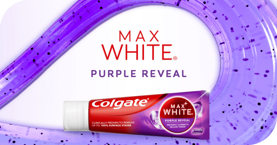 pasta de dientes Colgate Max White Purple Reveal