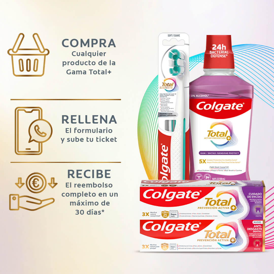 Colgate total infografia de campaña